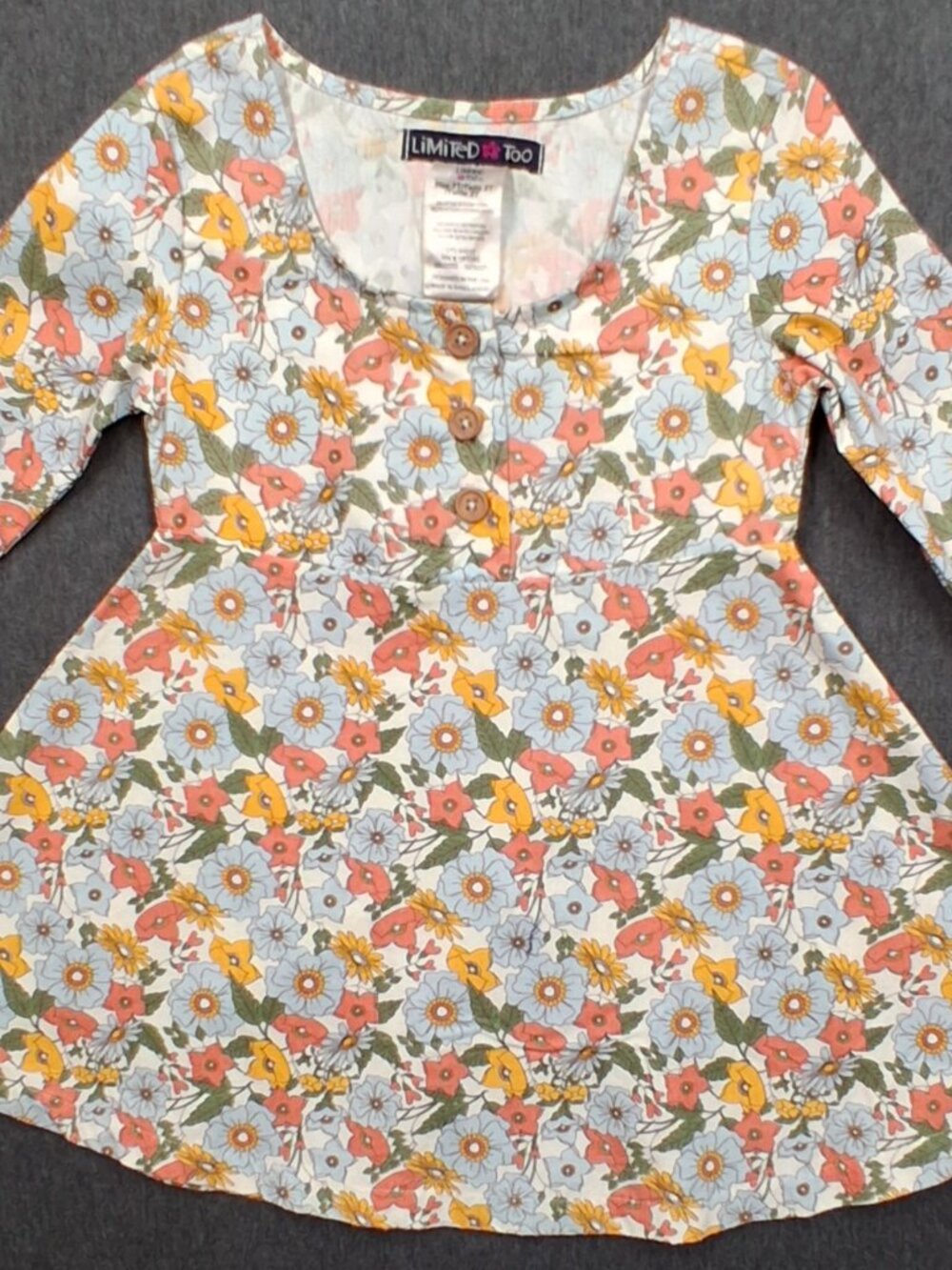 Toddler dress, Limited Too, size 2t, multicolored,  new without tags